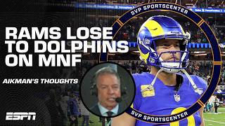 DEMORALIZING LOSS for the Rams 😳  Troy Aikmans thoughts on the Dolphins MNF win  SC with SVP [upl. by Caughey]