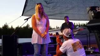 Lonestar  Amazed Live  Chris amp Amber Proposal 2016 [upl. by Ymarej]