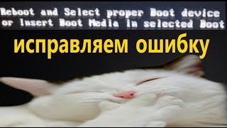 Как исправить ошибку reboot and select proper boot device не включается компьютер [upl. by Halonna691]