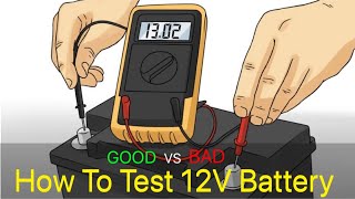 How to test 12V Battery with Multimeter [upl. by Raul]