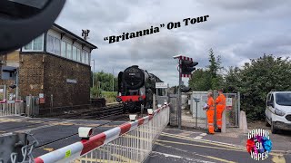 70000 Britannia On Tour Through Gillingham Kent July 2024 [upl. by Evy]