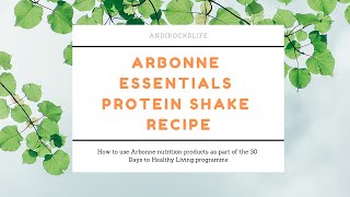 How to make an Arbonne vanilla protein shake [upl. by Vidal508]