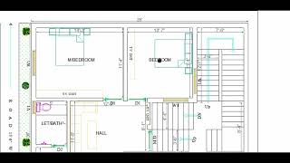 35x36 house plan  3535 house plan west facing [upl. by Bendicty]