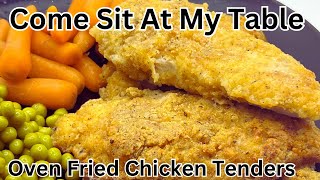 Oven Fried Chicken Tenders  Juicy and Tender  Quick and Easy to get Dinner on the Table [upl. by Neve]