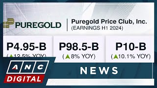 Puregold Price Club Net sales income up in H1 2024  ANC [upl. by Jon]