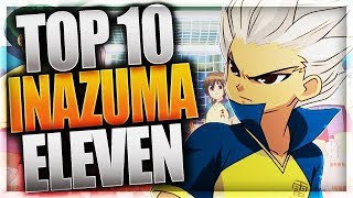 Les 10 MEILLEURS TECHNIQUES dINAZUMA ELEVEN [upl. by Ttennej]