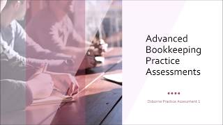 AAT level 3 Advanced Bookkeeping Osborne assessment 1 [upl. by Nylrem757]