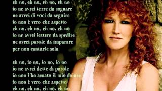 Fiorella Mannoia  Lunaspina  Base musicale con testo [upl. by Caren]