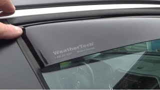 How to Install WeatherTech Side Window Deflectors on Most Vehicles  Jeep Cherokee amp Grand Cherokee [upl. by Esertak]