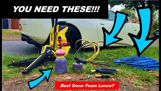 Ultimate Karcher K4 Upgrade  Flexi Hose Quick Release amp Autobrite Direct Snow Foam Lance [upl. by Pollie]