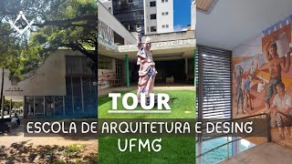 Tour pela escola de arquitetura e design da UFMG [upl. by Terrell528]