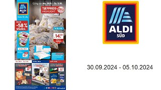 Aldi Süd Prospekt DE  vom 3009 bis 05102024 [upl. by Mansfield38]