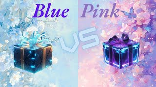 Blue vs Pink Choose Your Gift Box  Unique Mehndi Design  Nail Art  Fashion guesskrou [upl. by Essilem]