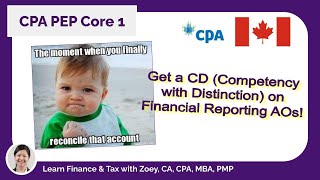 CPA PEP Core 1  How to get a CD C on financial reporting AOs [upl. by Eenahc]