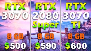 RTX 3070 vs RTX 2080 SUPER vs RTX 3070 Ti  PC Gameplay Tested [upl. by Martine900]