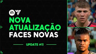 NOVA ATUALIZAÇÃO DO EA FC 24  80 FACES NOVAS E ATUALIZADAS UPDATE 11 eafc24 realface update [upl. by Finnegan]