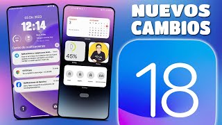 Convierte Tu Android en un iPhone 15 Pro MAX  Nuevo Launcher iOS 18 [upl. by Anoj]