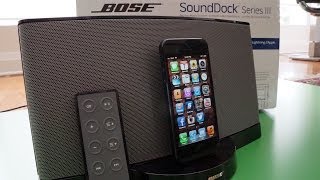 Bose Sounddock 3 REVIEW and Hands On [upl. by Mortimer]