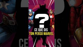 Ce que ton PERSO PRÉFÉRÉ de MARVEL dit de TOI  marvel mcu spiderman [upl. by Garnet]