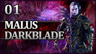 MALUS DARKBLADES CAMPAIGN  Shadow amp Blade  Mortal Empires  Dark Elves  Total War Warhammer 2 1 [upl. by Ahseiat]