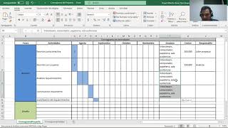 como crear un cronograma de actividades en excel [upl. by Anitneuq]