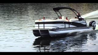 2014 Grand Mariner Pontoon Boat  Twin Engine Pontoon [upl. by Eicak]