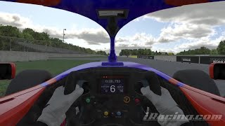 iRacing Road America  Full Super Formula Lights Track Guide Hotlap  Telemetry [upl. by Anujra]