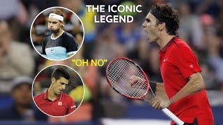 Roger Federer The Iconic Legend Of Tennis Tennis Supremacy quotDestroyed Nadal and Djokovicquot [upl. by Edan]