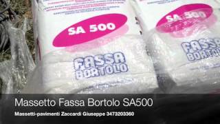 Massetto autolivellante Fassa Bortolo SA500 impresa edile Zaccardi Giuseppe [upl. by Theodore696]