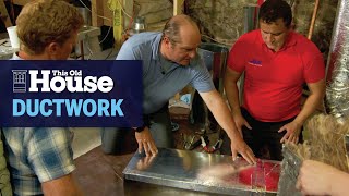 How to Install Ductwork  This Old House [upl. by Crain]