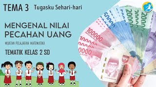 Nilai Pecahan Uang  Tematik Kelas 2 SD Tema 3 Subtema 1 [upl. by Derwood676]