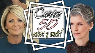 NUEVOS CORTES 2024 Cabello CORTO MUJER 50 años y más Tendencia Femenina [upl. by Heida740]