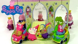 Peppa Pig Castle Dough Set Play Doh Pâte à modeler Château de Princesse Peppa [upl. by Aika162]