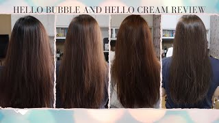 Mise En Scene Hello Bubble Primer and Hello Cream Review [upl. by Odlanyer]