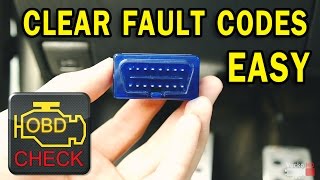 How to easy ReadClear car Fault Codes ELM327 OBD II [upl. by Nowell86]