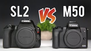 Canon M50 vs Canon SL2 Ultimate Comparison [upl. by Linders951]