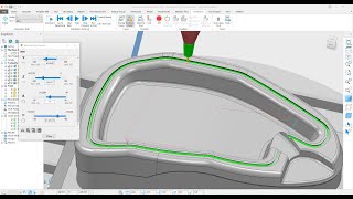 PowerMill 5axis Toolpath 07 I Swarf Finishing I Surface Finishing [upl. by Siward]