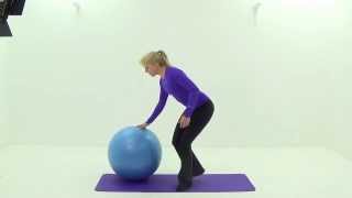 Pregnancy posture pelvic floor exercises and using a birthing ball [upl. by Bertila]