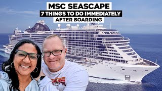 7 Things To Do Immediately After Boarding The MSC Seascape [upl. by Manwell]