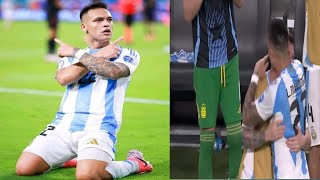 Lautaro Martinez GOAL Argentina 10 Colombia Final [upl. by Stent]