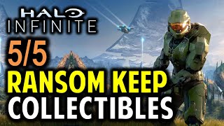 All Ransom Keep Collectibles Audio Logs amp Spartan Core Location  Halo Infinite [upl. by Summons]