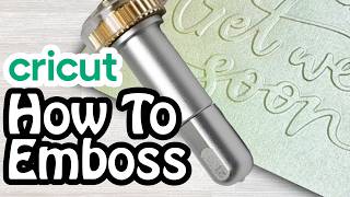 How to Emboss and Deboss with Your Cricut Maker [upl. by Esyle]