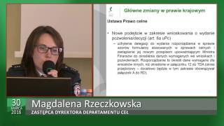 Krajowe prawo celne stan prac i istotne zmiany  Służba Celna dla Biznesu 2016 30032016 [upl. by Alicec]