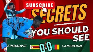 Cameroon vs Zimbabwe  full time match highlights AFCON QUALIFIERS afcon [upl. by Pride151]