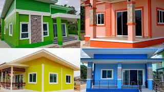 15 IDEIAS DE CORES PARA FACHADAS DE CASAS SIMPLES  Minha Casa Minha Vida 2024  Casas Populares [upl. by Now804]