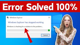 How To Fix Windows Explorer Has Stopped Working In Windows 7  8  10  11  Fix Has Stopped Working [upl. by Jeffy]