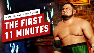 WWE 2K Battlegrounds The First 11 Minutes of Campaign Gameplay [upl. by Stuart]