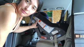 Graco Contender  Dimensions RearFacing Installation with UAS [upl. by Meelas]