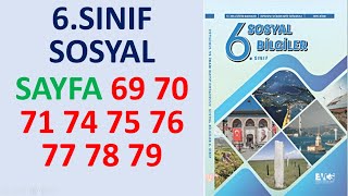 6 Sınıf Sosyal Bilgiler Ders Kitabı Sayfa 69 70 71 74 75 76 77 78 79 Cevap [upl. by Rosario]