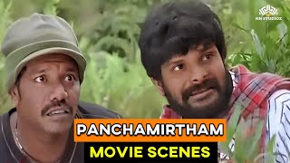 சாவுஅடிக்க இவ்ளோ கஷ்டம்  Panchamirtham Movie Scenes  Karunas  Saranya Mohan  Ganja Karuppu [upl. by Inesita]